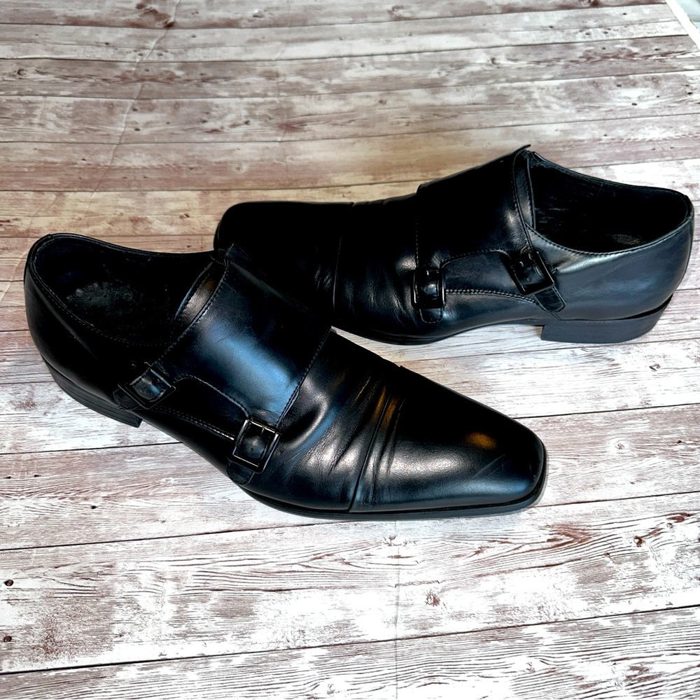 Beautiful Kennith Cole New York Double-Monk Strap dress shoes. Size 10.5